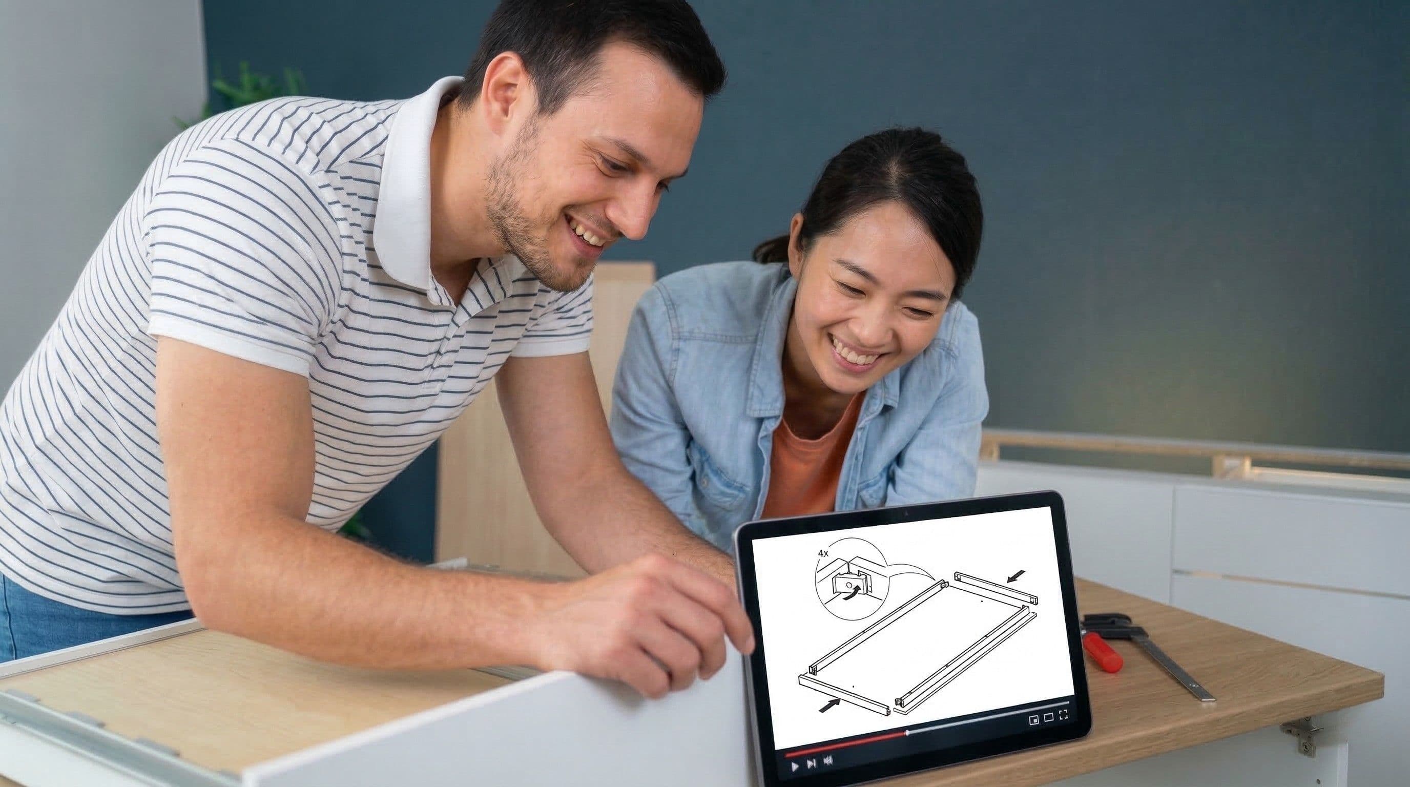 Assembly manual to video